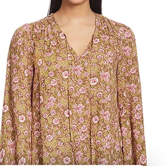 Jessica Simpson Green Leslie Boho Long Flare Sleeve, Size XL, New with Tag - Picture 1 of 5